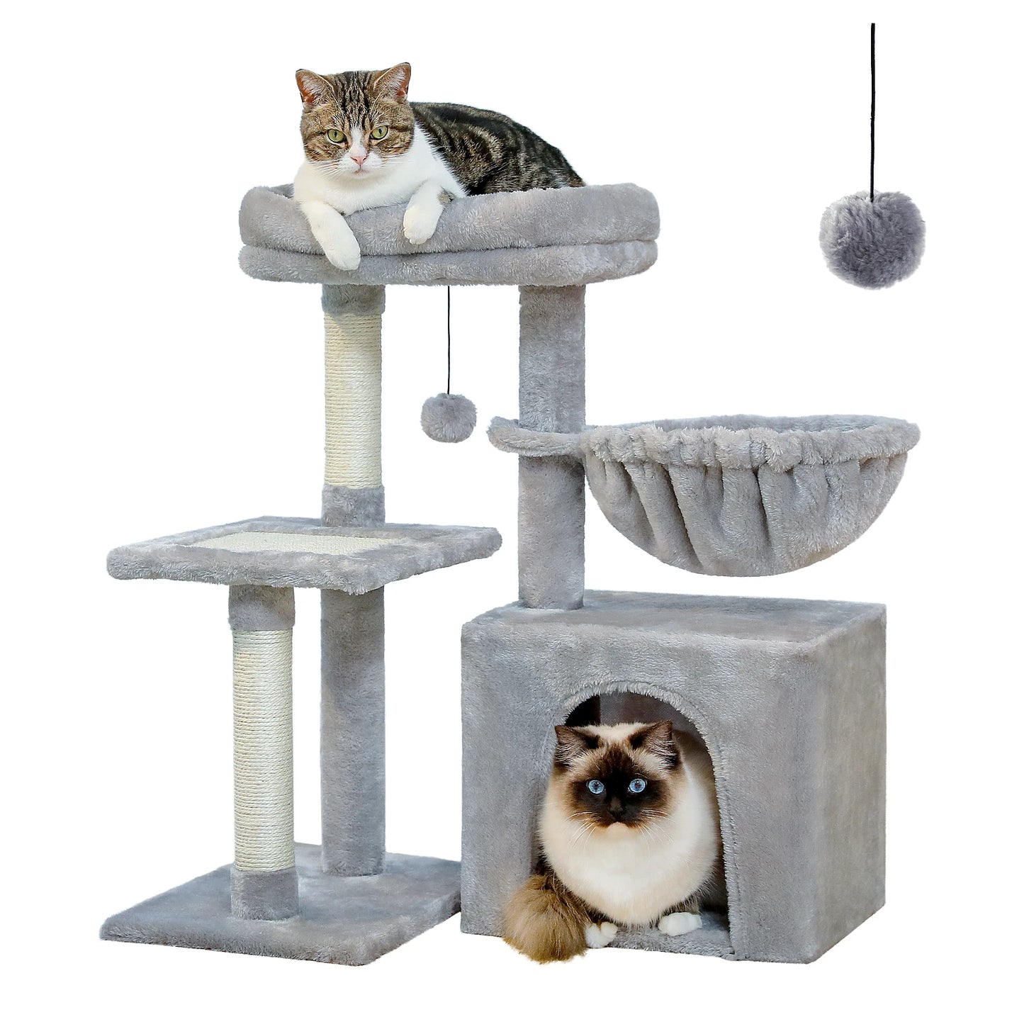 Cat Tower with Large Hammock