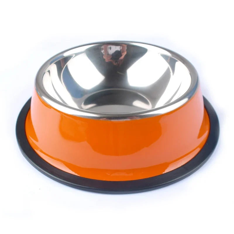 Non-Slip Pet Stainless Steel Bowl