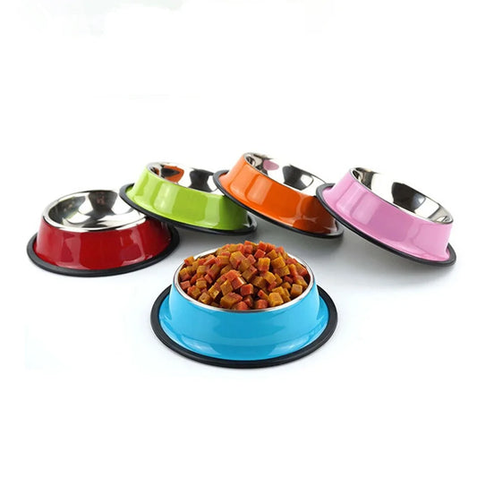 Non-Slip Pet Stainless Steel Bowl