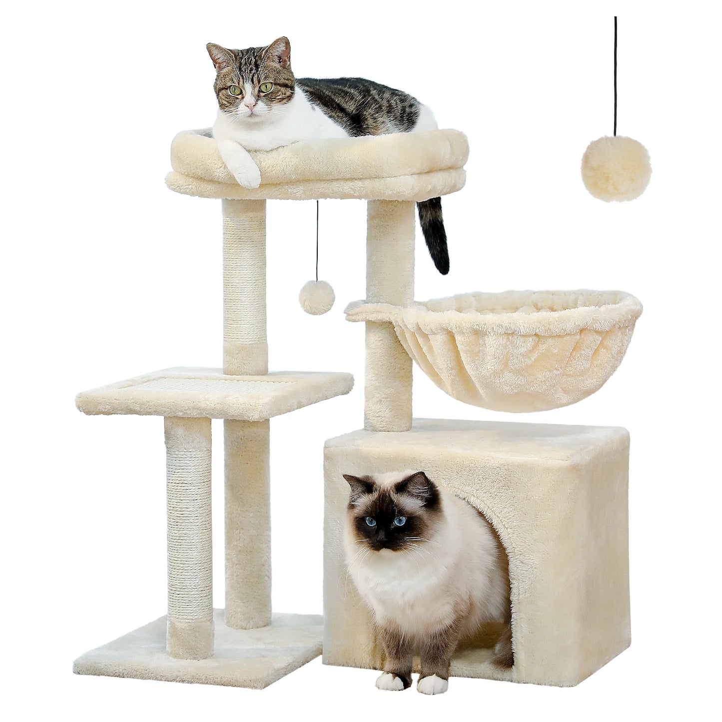 Cat Tower with Large Hammock