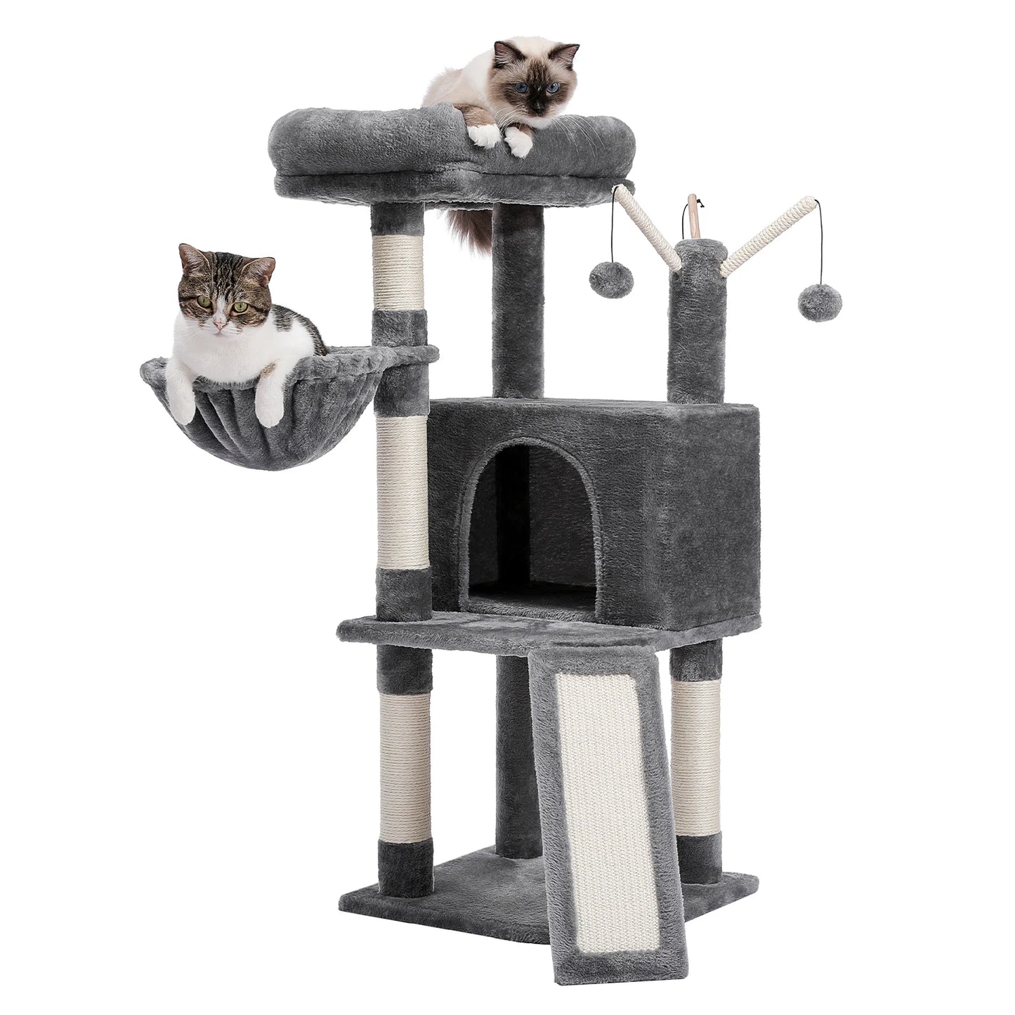 Cat House with Scratching Post