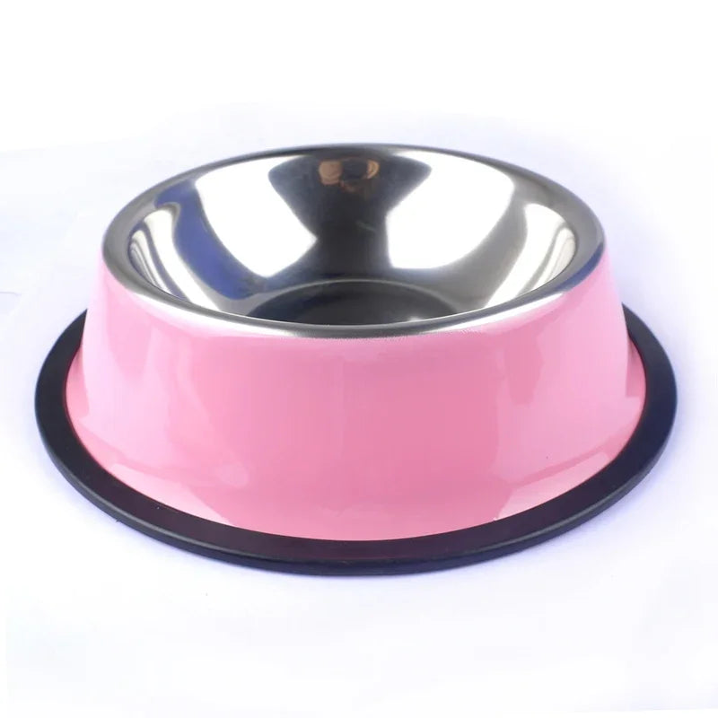 Non-Slip Pet Stainless Steel Bowl